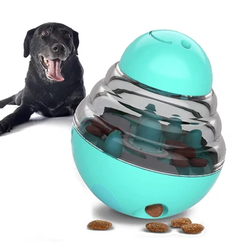 

Pet Dog Cat Food Toy Dispenser Tumbler Puzzle Treat Ball Slow Feeder Pet Food Leaker Toys TN88