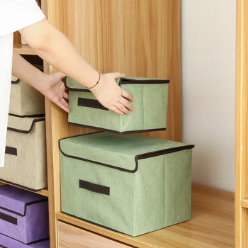 

2pcs/set Multi-function Foldable Storage Organizer Clothes Bins Non-woven Kid's Toys Basket Sundries Box Home Cosmetic Book Case
