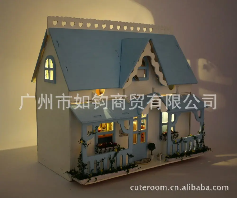 Милый номер заводская цена DIY хижина романтическая сцена серии домик домашний X-009 ручной работы креативный подарок