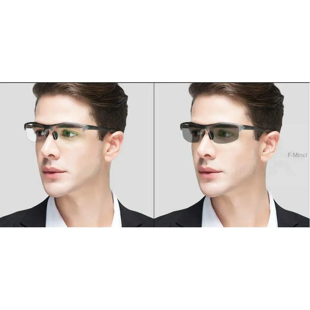 Классические модные алюминиевые магниевые прямоугольные металлические полноразмерные прогрессивные Мультифокальные мужские очки для чтения UV FML