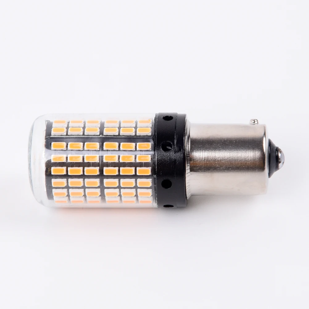 12V 1156 144SMD BAU15S PY21W Автомобильный светодиодный указатели поворота Canbus лампы части