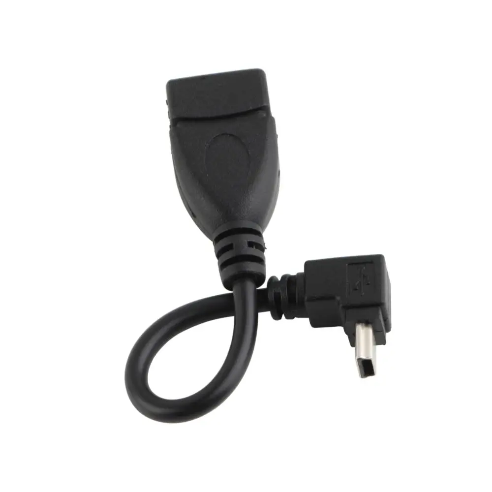 Высокое качество USB B Мужской адаптер преобразования USB A женский в мини 5P OTG кабель Шнур вниз