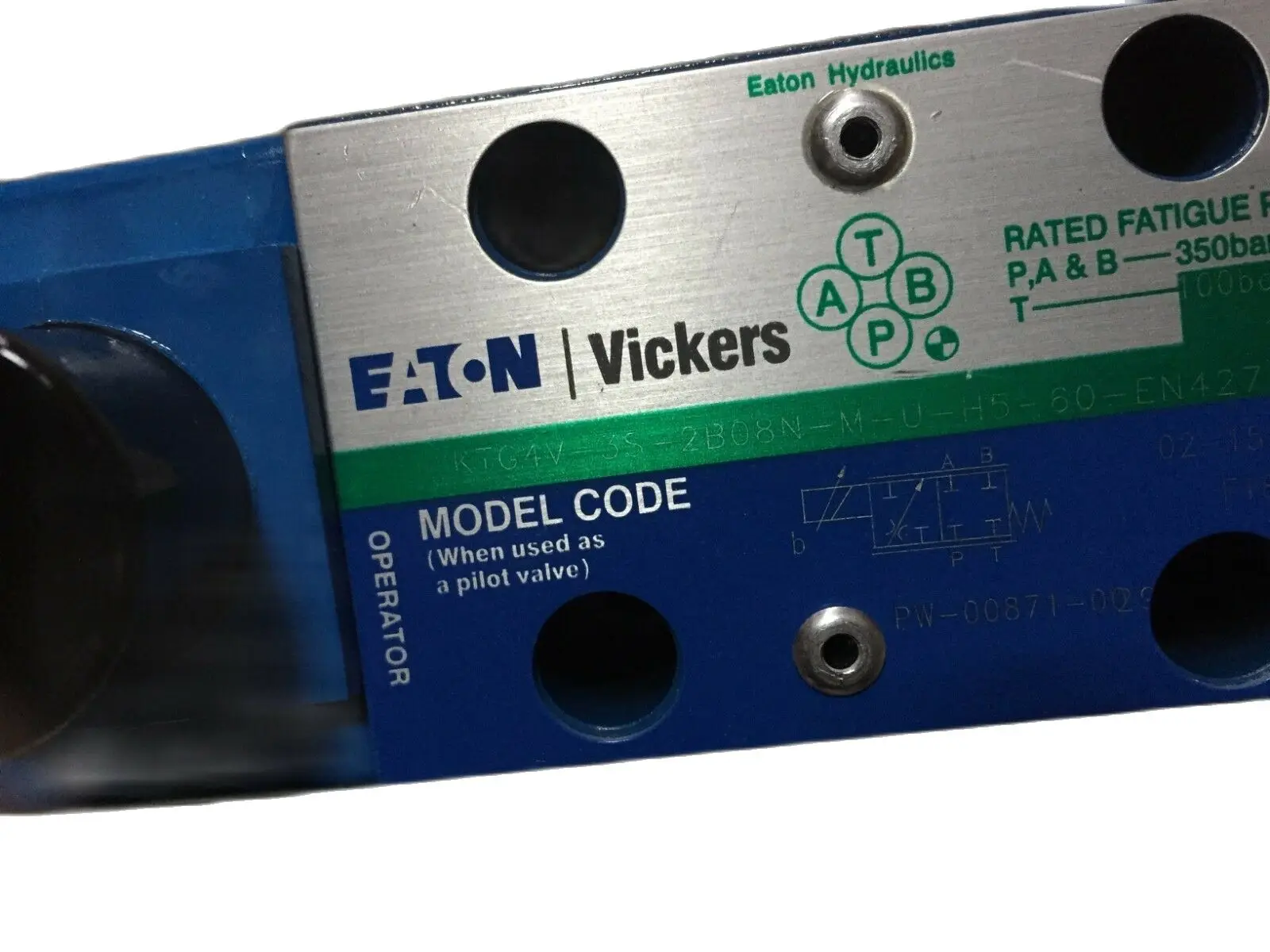 

KTG4V-3S-2B08N-M-U-H5-60-EN427 new vickers valve vickers