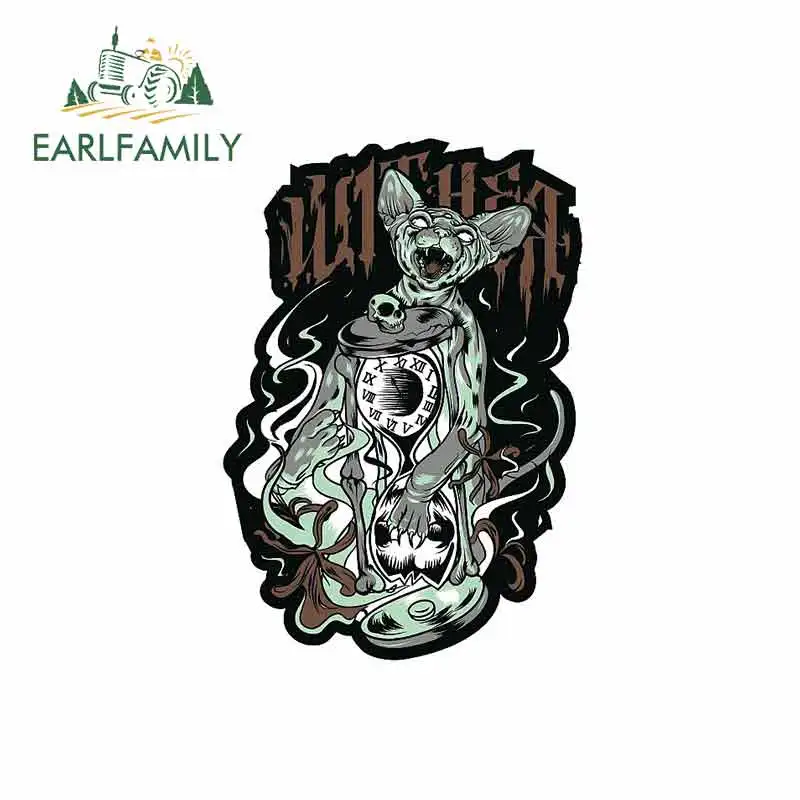 EARLFAMILY 13 см x 9 для большого уха кошки аниме Мультяшные забавные автомобильные