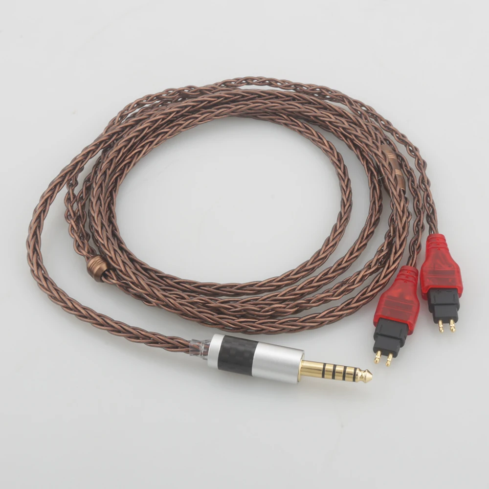 2 5mm TRRS 4 4mm Balanced Male 3 5mm Jack to RCA Plug Aux Cable 8x 1 0mm Silver Wire Headphone Amp