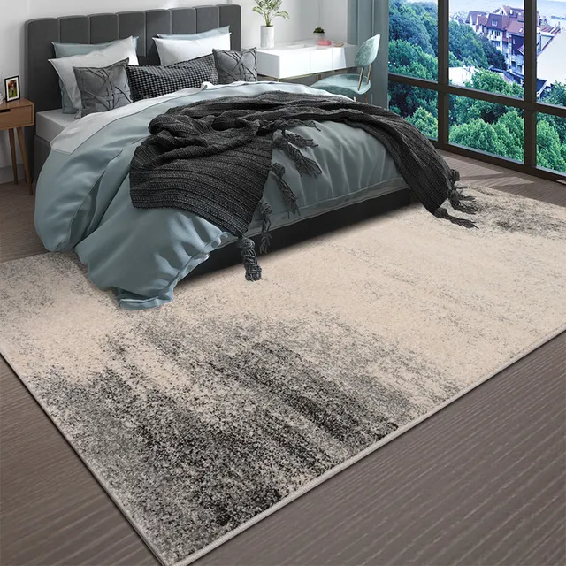 Nordic Gray Carpets For Living Room Thick Bedroom Rug Modern Cold Design Floor Mat Home Decor Sofa Coffee Table Rugs And Carpets 5