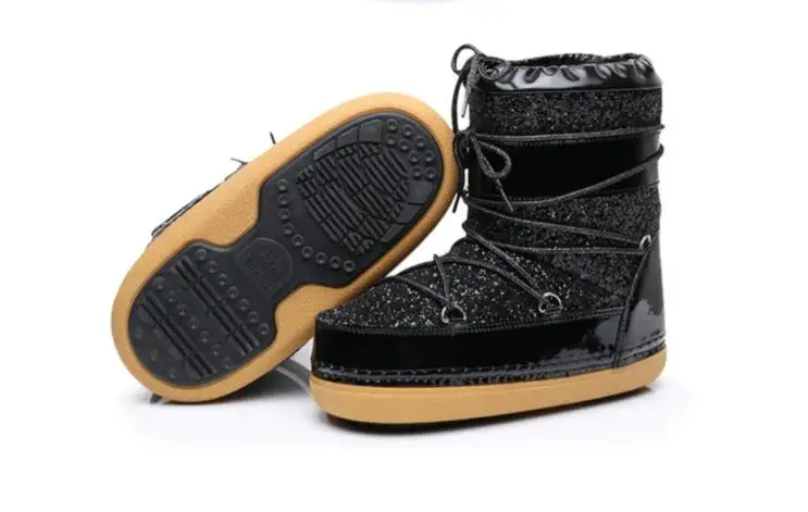 Botas de invierno calidas para mujer botas de nieve zapatos de invierno botas de tobillo для женщин zapatos de invierno botas