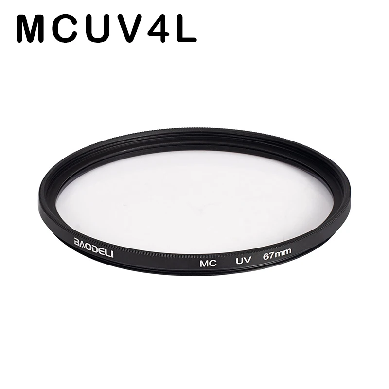 BAODELI фильтр для объектива, концепция Nd Fld MC Uv Macro Star Polarisatie 49 52 55 58 62 67 72 77 82 мм для Nikon Canon sony аксессуары - Цвет: ONLY MCUV4L NO BOX