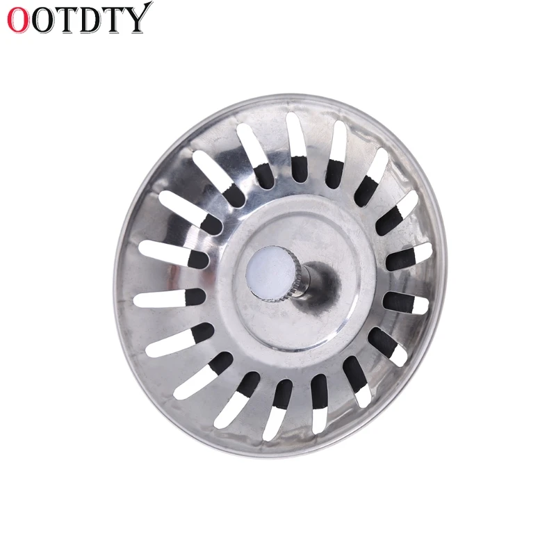 OOTDTY 2018 Fashion Kitchen Waste Stainless Steel Sink Strainer Plug Drain Filter Stopper Basket Drainer 6