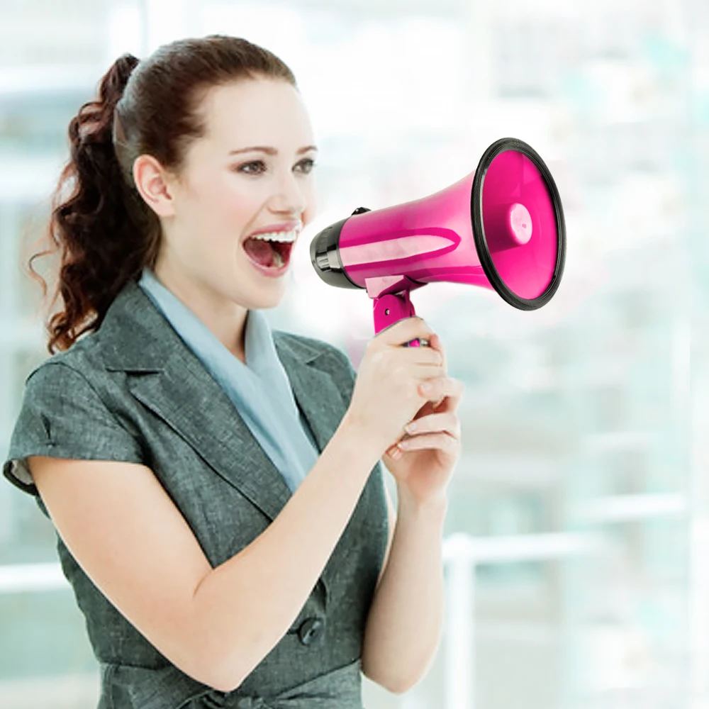 SHACK Hand megafono Peddle altoparlante registrazione tromba guida turistica altoparlanti rumorosi 25W - ANKUX Tech Co., Ltd