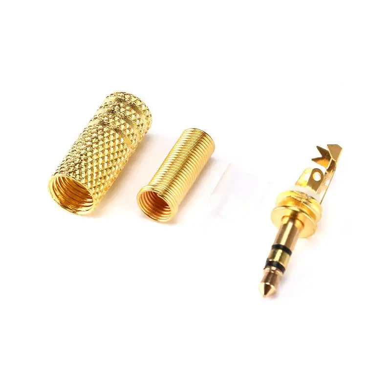 2Pcs Stereo 3.5mm 18in Headphone Earphone DIY Male Audio Jack Plug Solder Connectors for Computers Laptops Tablets MP3 Hot Sale (4)