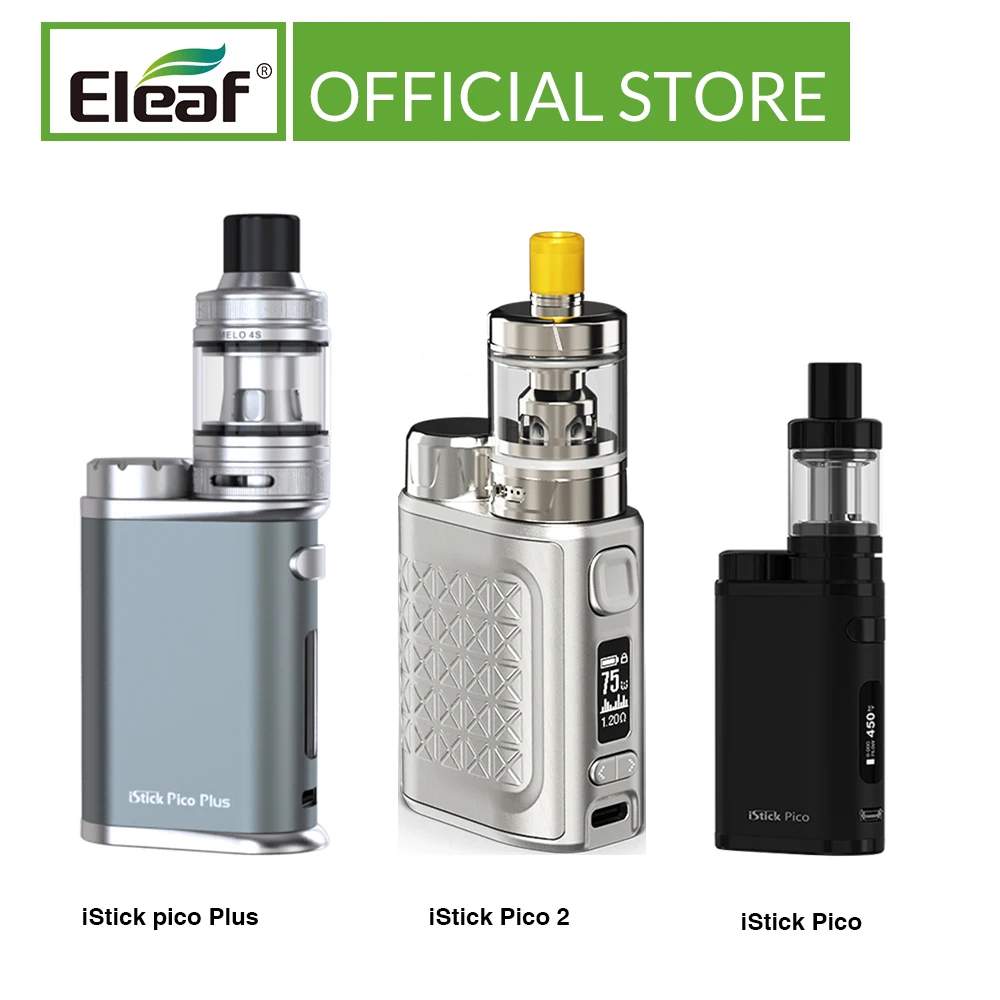 Оригинальный Eleaf iStick Pico Kit /iStick Plus 75 Вт Max Top Filling Box Mod электронная сигарета Vae |