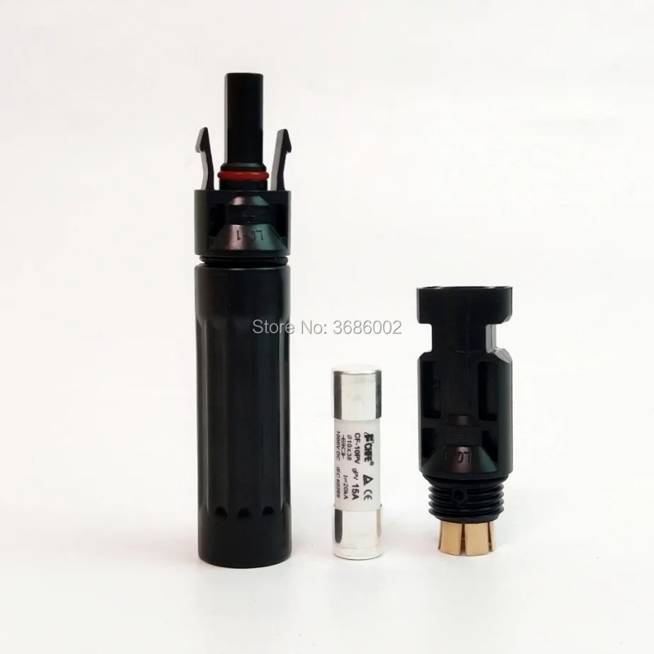 Newly In-line Fuse solar Connector 30A 20A 15A 10A Solar PV protection 1000 VDC Male to Fem Photovoltaic | Обустройство дома