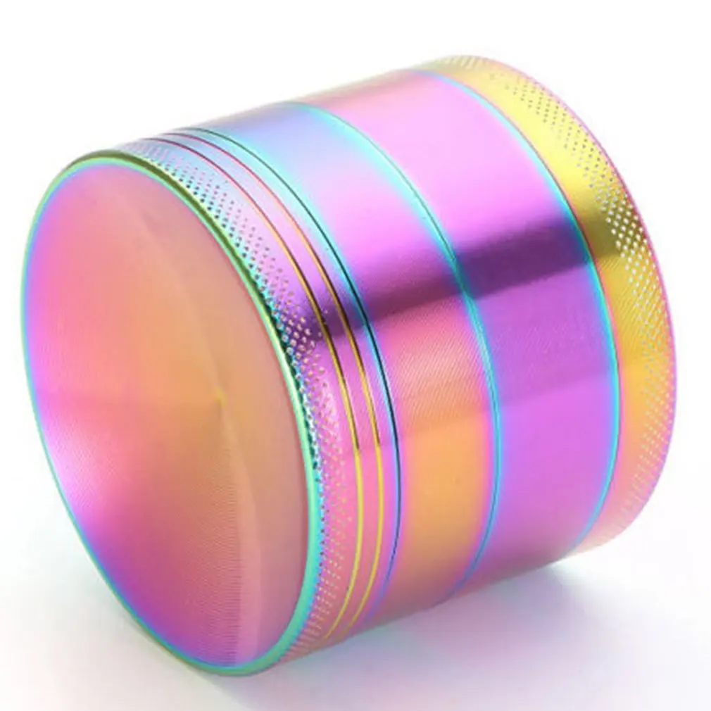 

40Mm 4-Layer Leaf Bright Color Zinc Alloy Grinder Lightweight Design 4-Layer Leaf Or Home Kitchens 1 Pcs