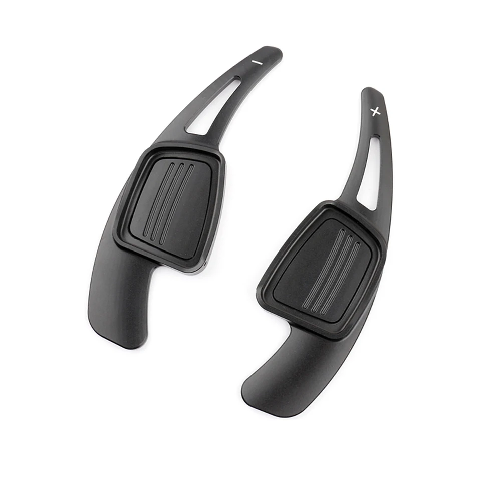 Shift paddles for Audi A3 A4 A5 Q3 Q5 Q7 S3 S5 SQ5 SQ7 TT TTS R8 Car steering wheel paddles extend quick shifting - Цвет: Черный