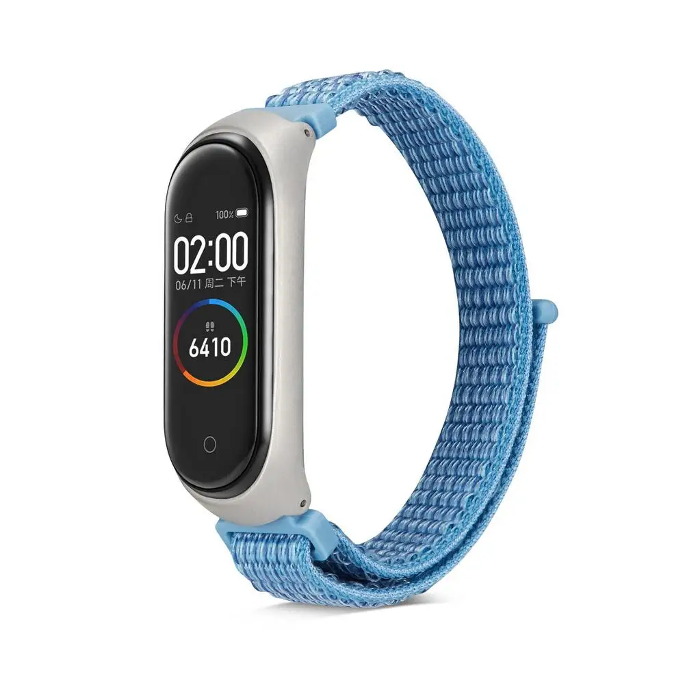 Нейлоновый ремешок для mi Band 4/3 наручный ремешок на замену ремешок для Xiaomi mi ремешок 4/3 Ремешок Браслет mi Band 4/3 браслет