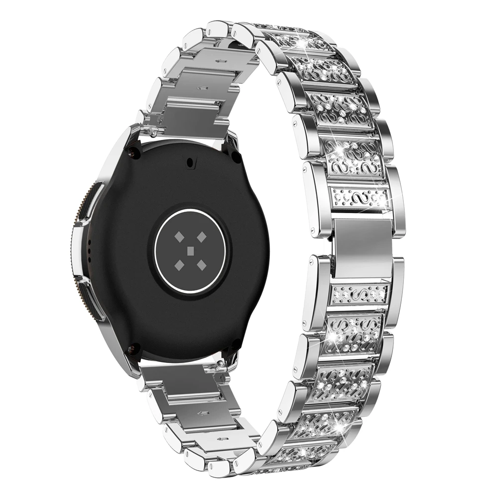 Ремешок из нержавеющей стали Rhinesone для samsung galaxy watch 42 мм металлический браслет ремешок для samsung Active/gear S2 20 мм samsung galaxy watch ремешок samsung gear galaxy watch
