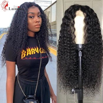 

Lace Front Human Hair Wig Deep Wave Human Hair Wig With Baby Hair 2x6/13x4/13x6 150/180 Density Remy Hair Deep Curly Wig