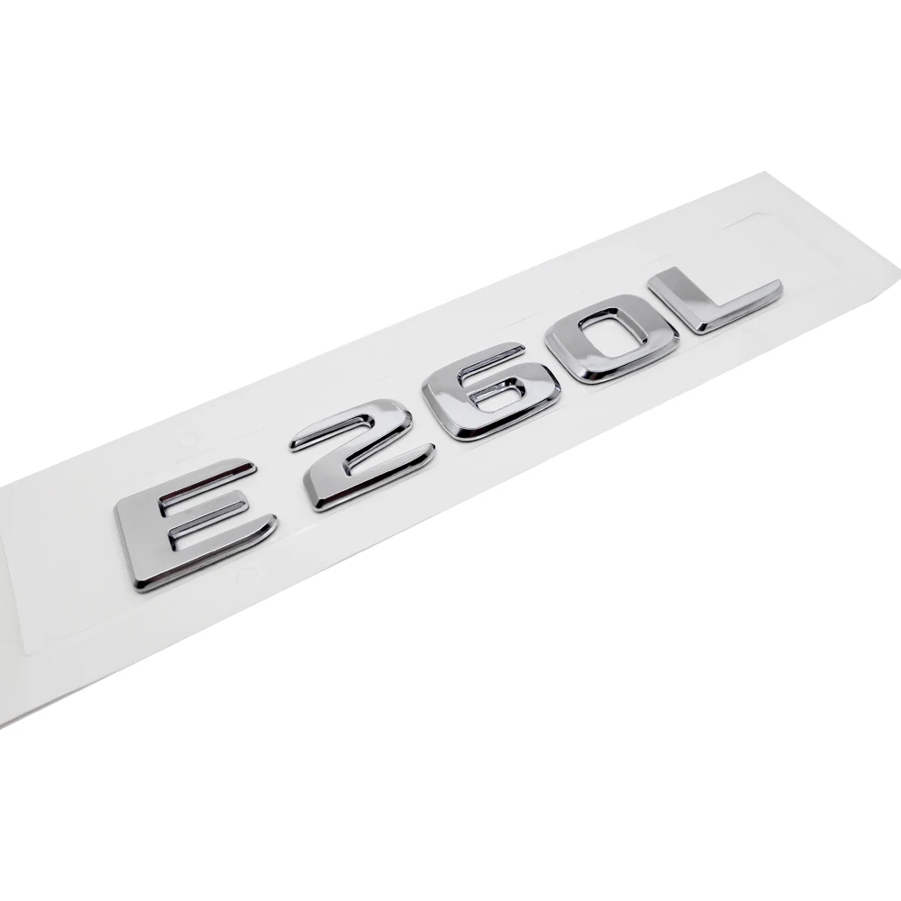 Для Mercedes E260L W110 W114 W115 W123 W124 W210 W212 переоборудование букв эмблема значок наклейка для Benz Логотип