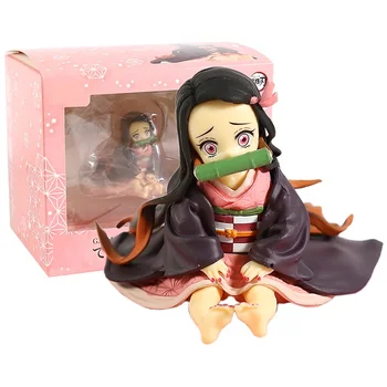 

6.5CM Anime Figure Demon Slayer Kimetsu no Yaiba Kamado Nezuko Sitting position Action Figure PVC Collectible model toys gifts