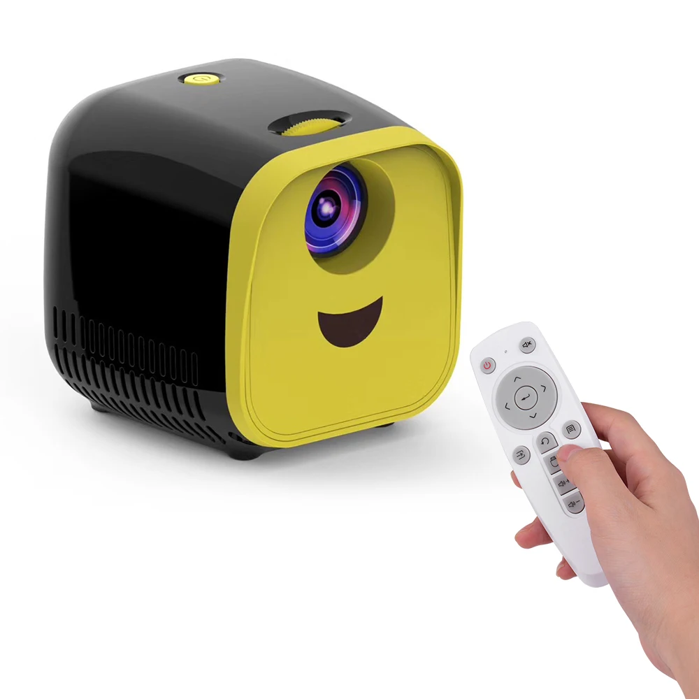

L1 Mini Projector WIFI USB Children Portable Projector 1000 Lumens Micro Video Projector 320x240p For Family for Laptop PC TV