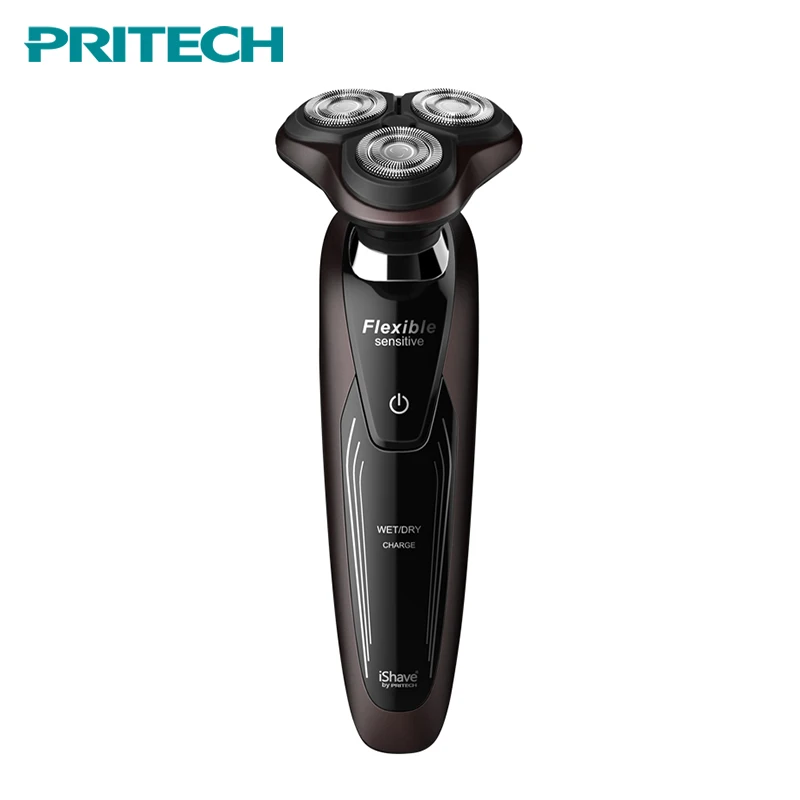 

Pritech Electric Shaver 4D Triple Blade Floating Razor Shaving Machine Washable Beard Trimmer USB Rechargeable