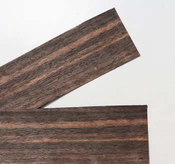 

5Pieces/Lot Thickness:1mm 10x30cm Pure Solid Black Ebony Wood Chips Veneer