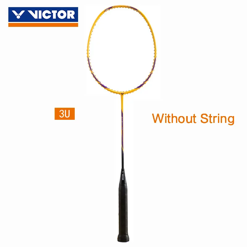 3U without string Ракетка для бадминтона victor raquete Новинка углеродистая струйная скоростная серия высокого натяжения ARS-10 - Цвет: 3U without string