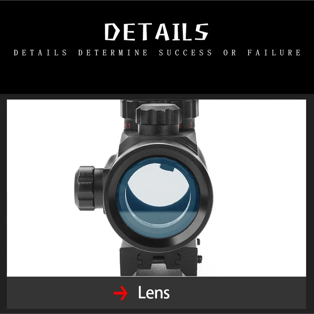 Tactical Hunting Red Dot 1X40RD Optical Sight 11mm 20mm Mounts Riflescope Aim Point Rifle Scope and Chasse Telescope red dot sight rifle scope riflescope mount