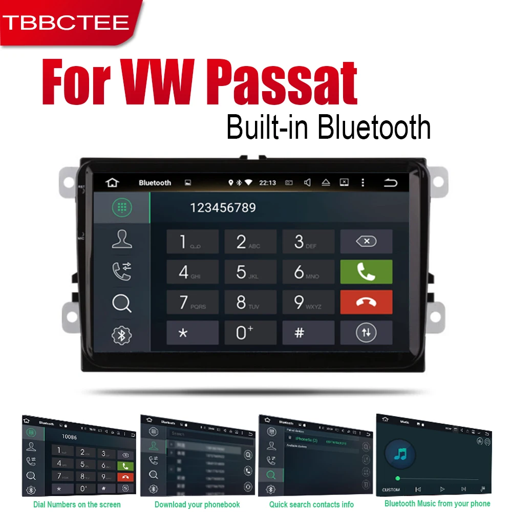 TBBCTEE Android 2 Din Авто Радио для Volkswagen VW Passat Variant 2005~ 2010 Автомобильный мультимедийный плеер gps навигационная система Радио