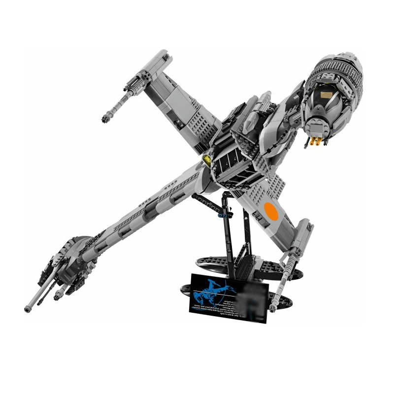 Серия "Звездные войны", UCS, B-wing, Звездный истребитель, развивающие строительные блоки, кирпичи, игрушки, совместимые 05045 10227