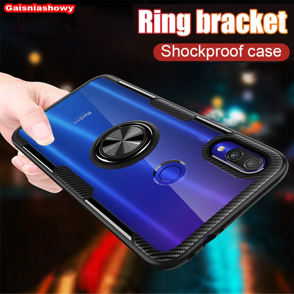 Противоударный чехол для Red mi Note 7 8T Pro Full Cover Xiaomi 9 9T 8 SE Lite K20 K30 с магнитным кольцом| |