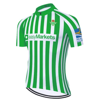 

2020 real betis cycling jersey breathable summer quick dry breathable jersey bike short sleeve men mayot ciclismo hombre