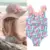 2021 Hot Sale Toddler Infant Baby Girls Watermelon Swimsuit Swimwear Swimming Bikini One-Piece Bodysuit Swimwears for 0-4Years