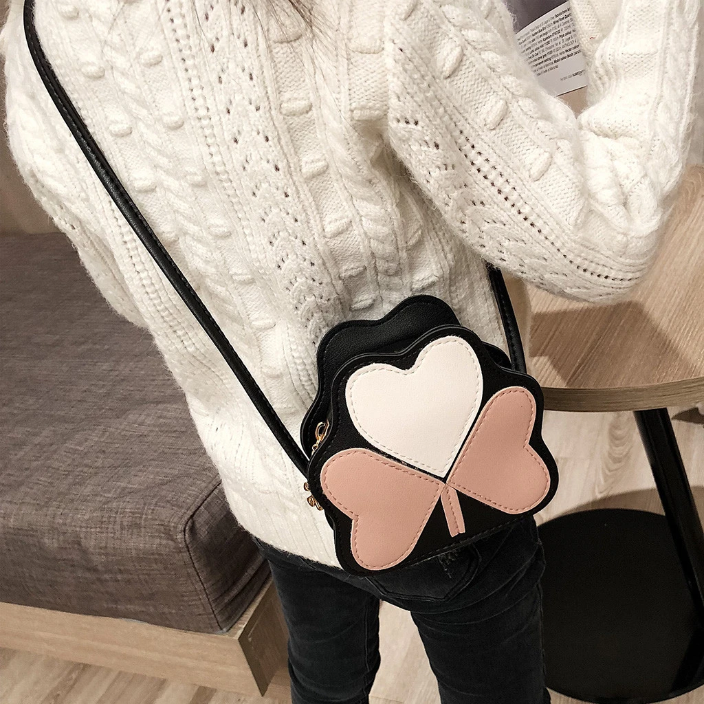 2019 Girl Backpacks Coin Purse Handbag Children Wallet Small Kids Shoulder Handbag Crossbody Purse Money Baby Heart Bags 823
