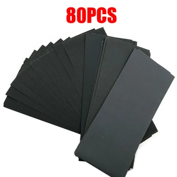 

3"*5 1/2" Sandpaper 10pcs for each For polishing auto repair 80pcs Sandpaper Wet