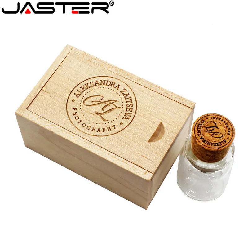 JASTER деревянная пробка дрейфующая Бутылка usb2.0 флэш накопитель Флешка 4 ГБ 16 32 64 Гб
