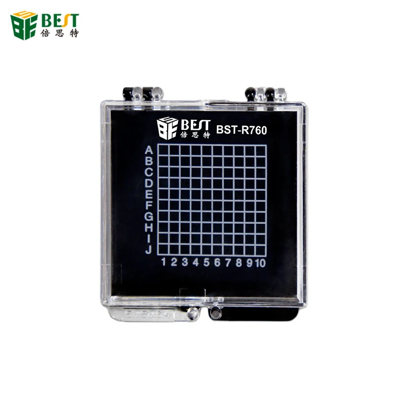 High quality ESD storage Boxes Clamshell Case CPU Component Box For Intel 775 1155 1156 other IC Chip Protection | Инструменты