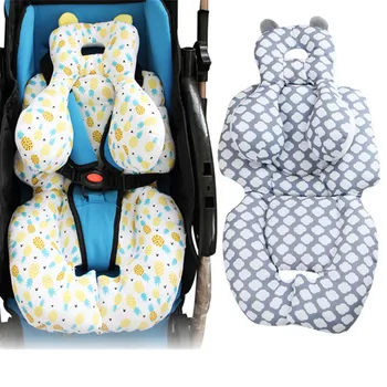 

New Children Car Safety Seat Cushion Cotton Stroller Pad Baby Full Body Support Sleep Pad Mattresses Pillow Cover Chair Cushion
