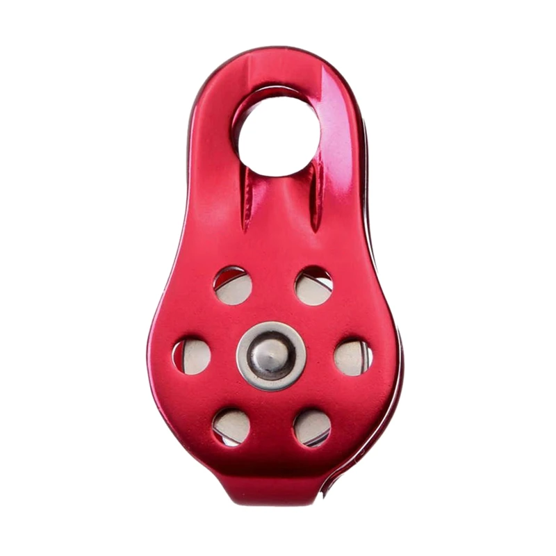 

Outdoor Travel Climbing Rope Pulley 26Kn Fixed Pulley Mountain Adventure Crossing Pulley Climbing Climbing Downhill Rescue Equip