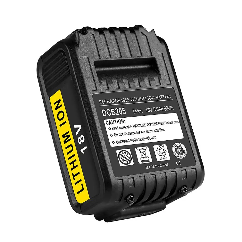 6000 мА/ч, 18V для Dewalt Мощность инструмент Батарея для DCB180 DCB181 DCB182 DCB201 DCB201-2 DCB200 DCB200-2 DCB204-2 L50