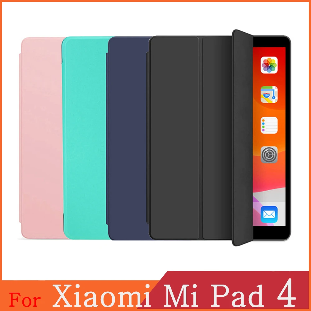 Чехол для Xiaomi Mi Pad 4 Wi-Fi LTE 5G WiFi из искусственной кожи с откидной крышкой, чехол для планшета с подставкой, чехол-книжка