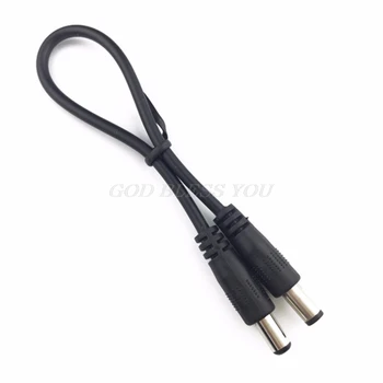

DC Power Plug 5.5 x 2.1mm Male To 5.5 x 2.1mm Male CCTV Adapter Connector Cable Drop Shipping