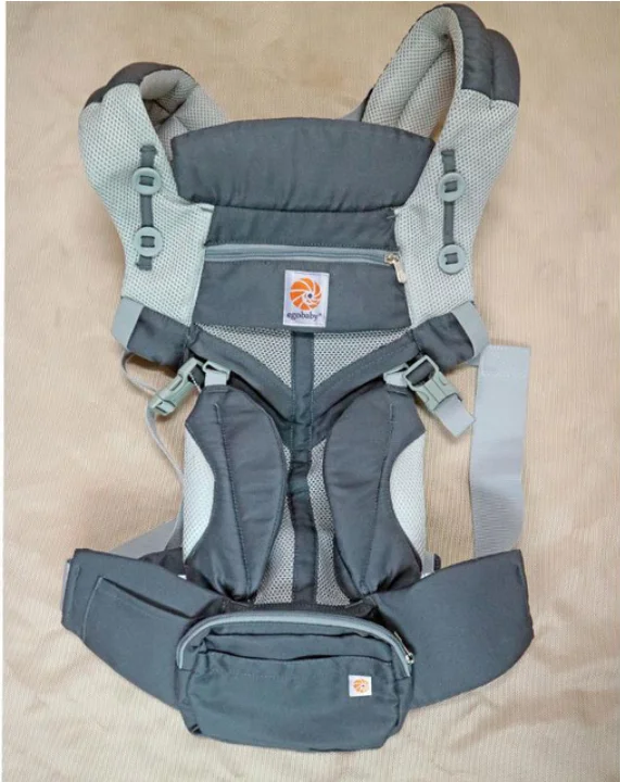 omnimesh c grey Omni aby переноска дышащий передний младенец детский слинг рюкзак сумка обертывание кенгуру для ребенка 0-36 месяцев - Цвет: omnimesh c grey