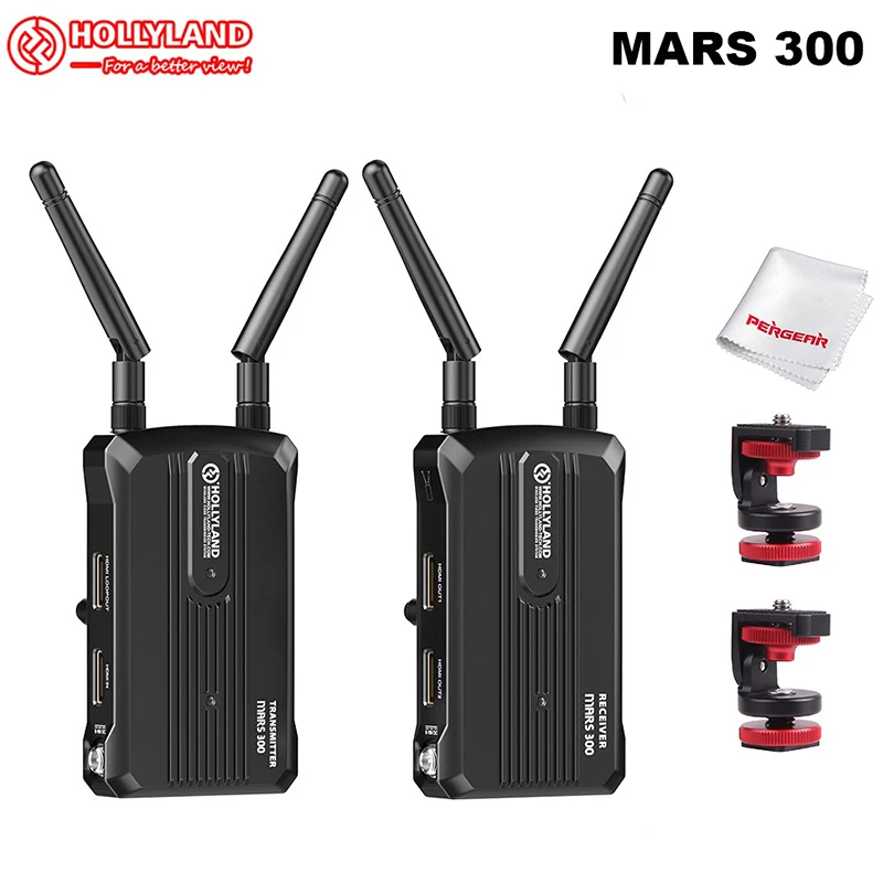Hollyland Mars 300 беспроводной Трансмиттер и приемник комплект HDMI 1080P 60Hz для DSLR