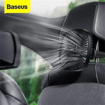 

Baseus Car Fan Magnetic Fan Car Cooler Silent Wireless Charging USB Fan 2 Speed Adjustable Universal Car Rear Seat Auto Cooling