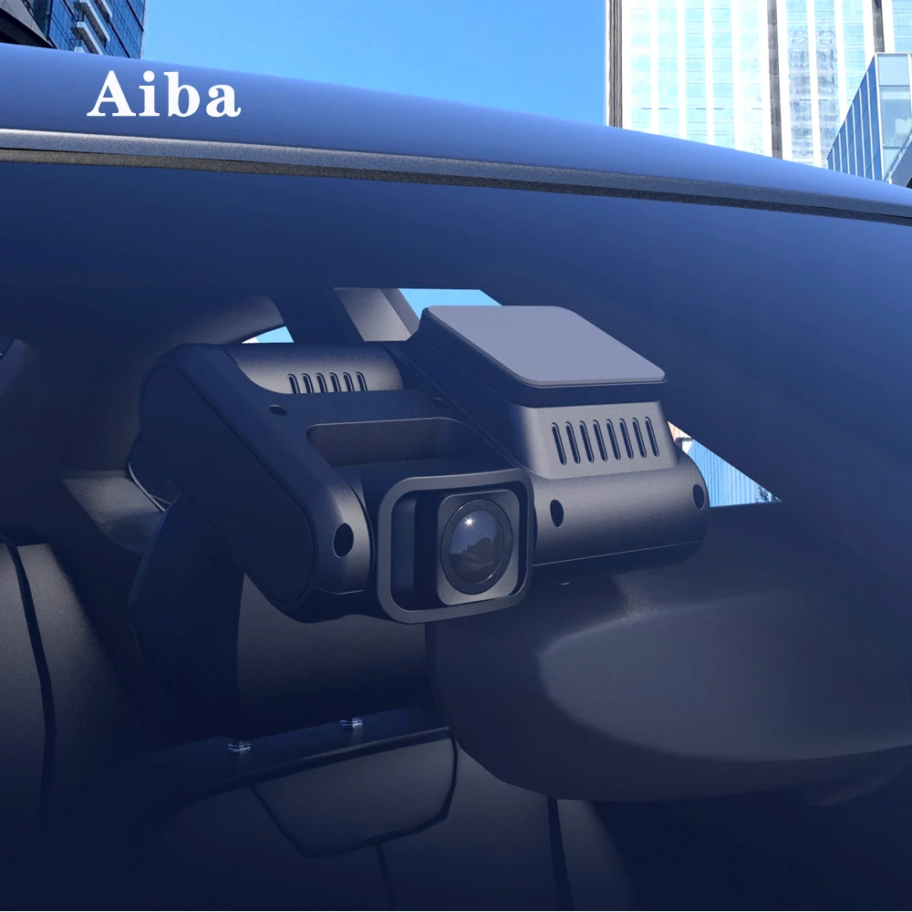 Aiba J07 2160P 4K видеорегистратор встроенный GPS Wi Fi двойной объектив автомобильный 24