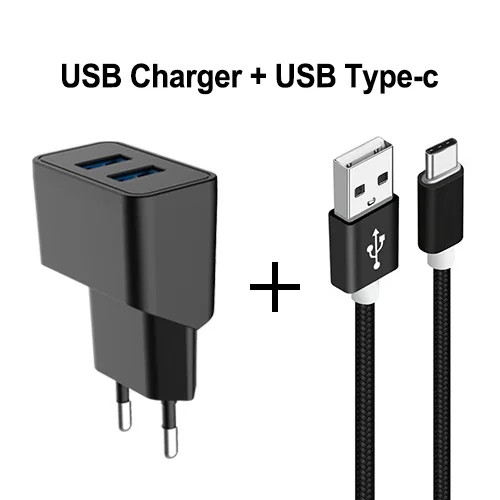 EU Plug and cable 1M PHOMAX 5V 2.1A универсальное usb-зарядное устройство портативное дорожное настенное зарядное устройство для iPhone X xs xr 8 Plus 6s samsung S8 S9 Xiaomi mi8 7 huawei - Тип штекера: EU Plug and cable 1M