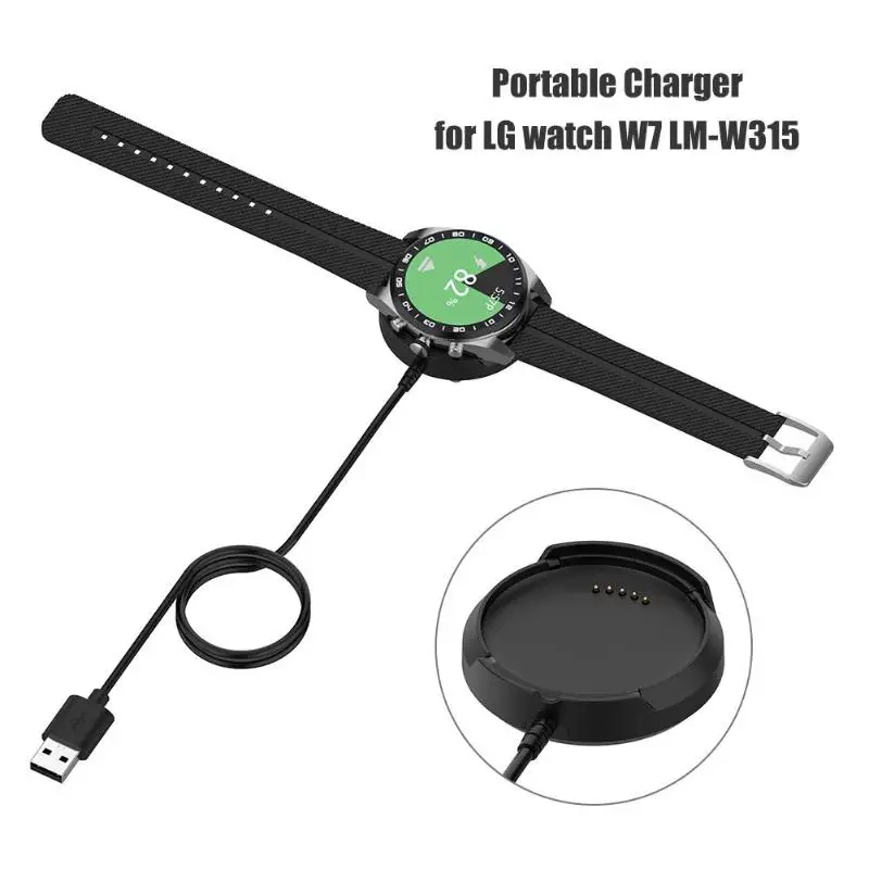 1 м usb кабель для зарядки и передачи данных для LG Watch W7, Смарт-часы, зарядное устройство, портативная зарядная подставка, док-станция для LG Watch W7, аксессуары для LM-W315