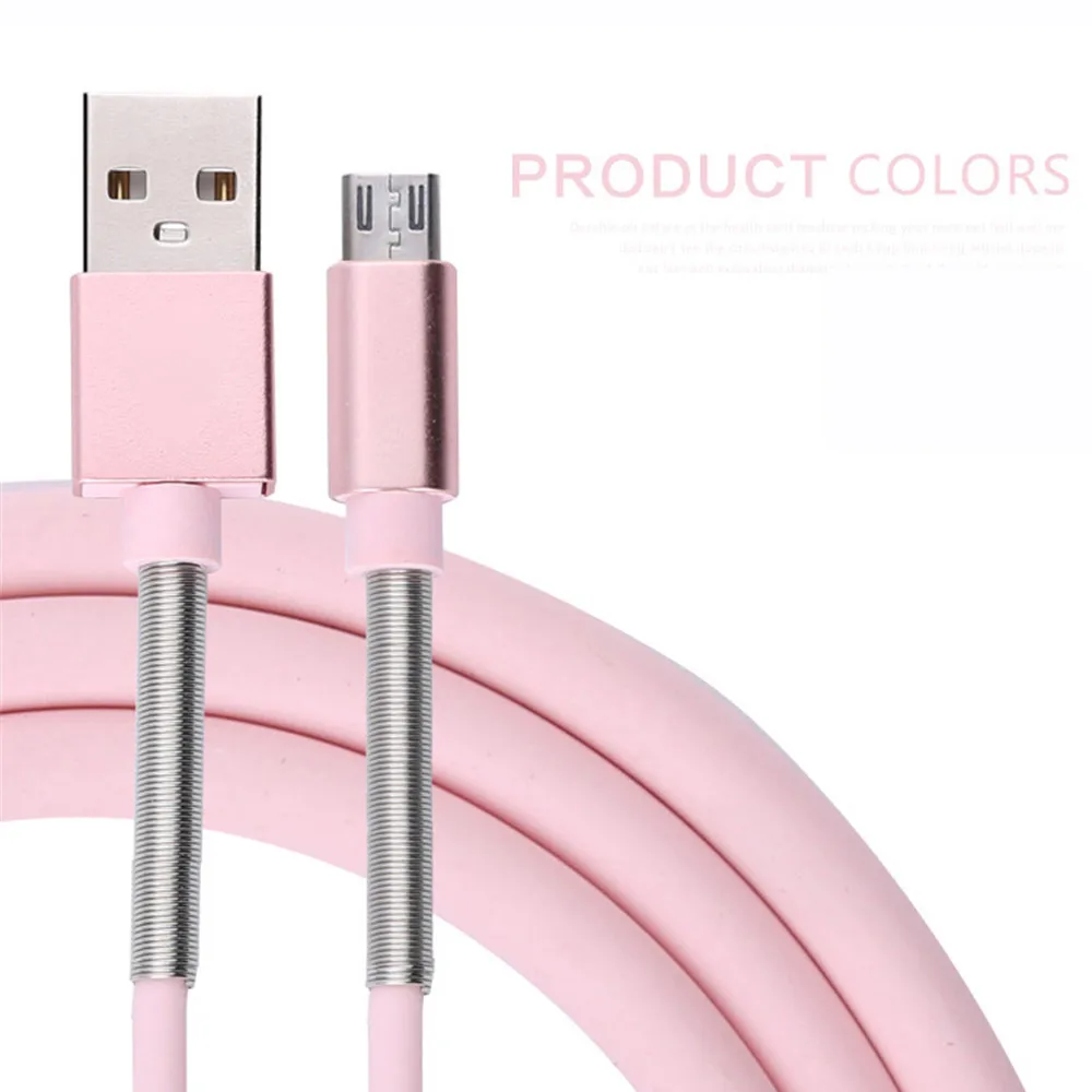 Прочное весеннее небьющееся зарядное устройство Micro USB кабель для синхронизации данных кабель для телефона USB для Micro USB быстро, безопасно зарядное устройство кабель 30